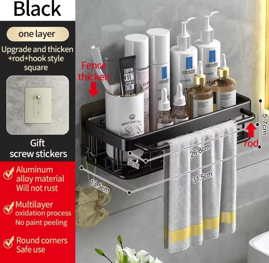 Metallic bathroom/sink  caddy