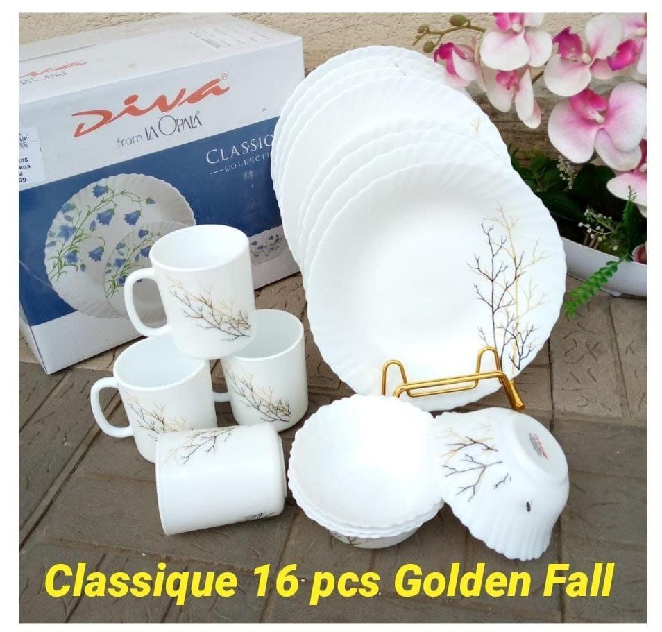 16 pcs Classique Glass Dinner Sets