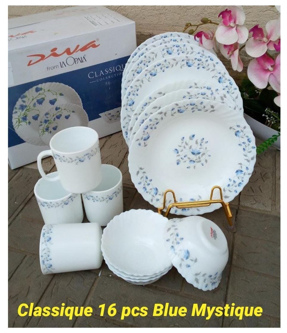 16 pcs Classique Glass Dinner Sets