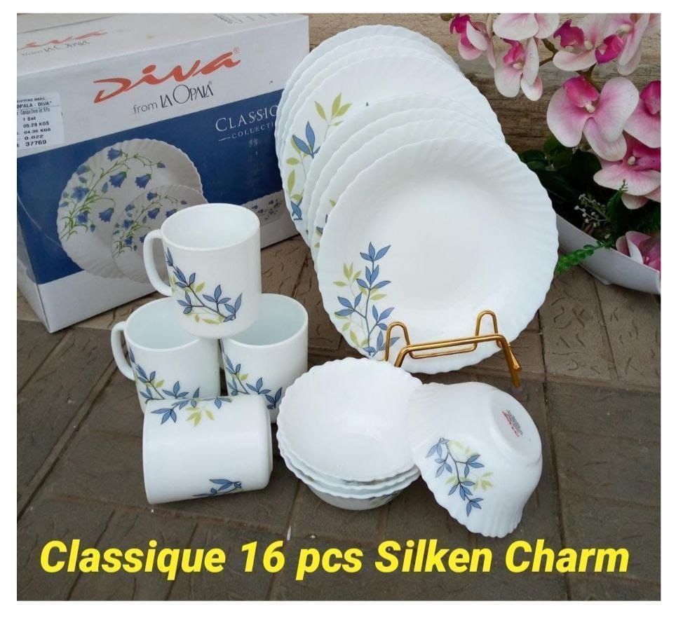 16 pcs Classique Glass Dinner Sets