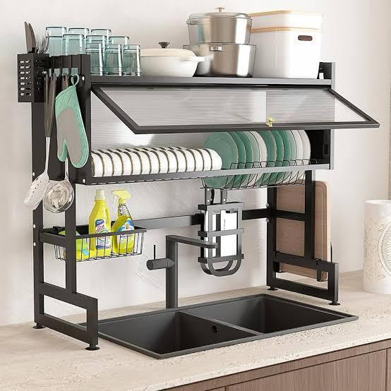 Over the sink single  dishrack