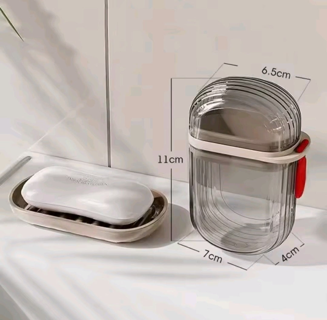 Portable travel soap holders