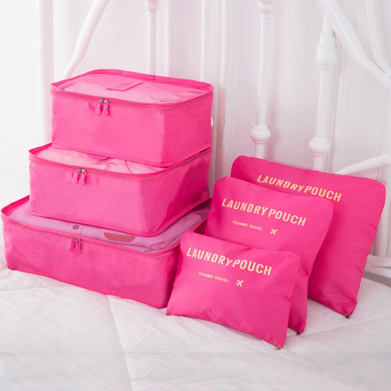 6pcs Luggage Travel Organizers For Suitcase