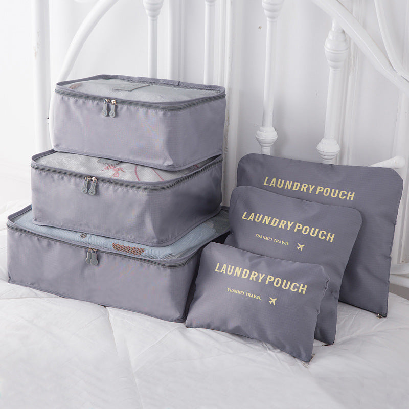 6pcs Luggage Travel Organizers For Suitcase