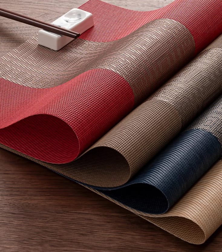 Premium-Quality Luxury PVC Table mats/ Placemats - 6pcs set