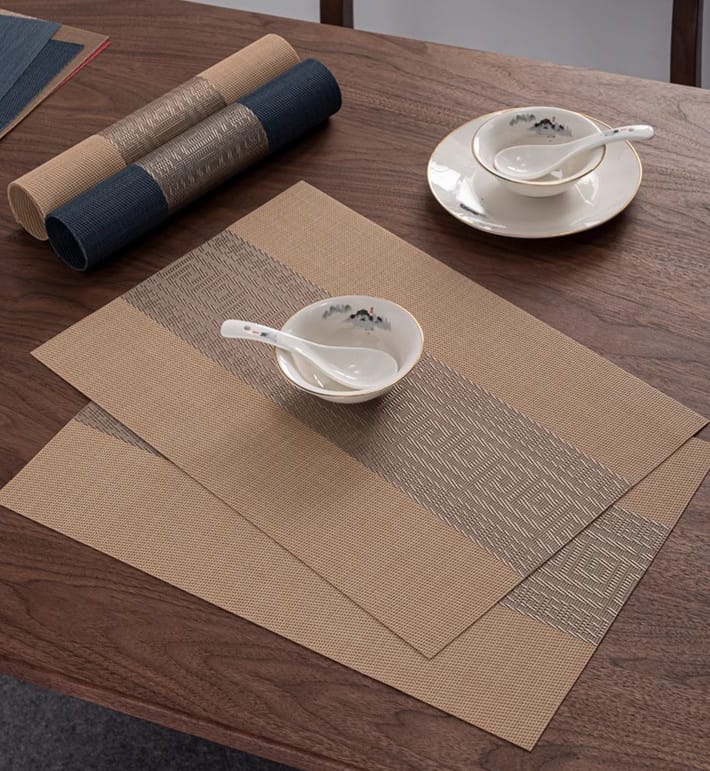 Premium-Quality Luxury PVC Table mats/ Placemats - 6pcs set
