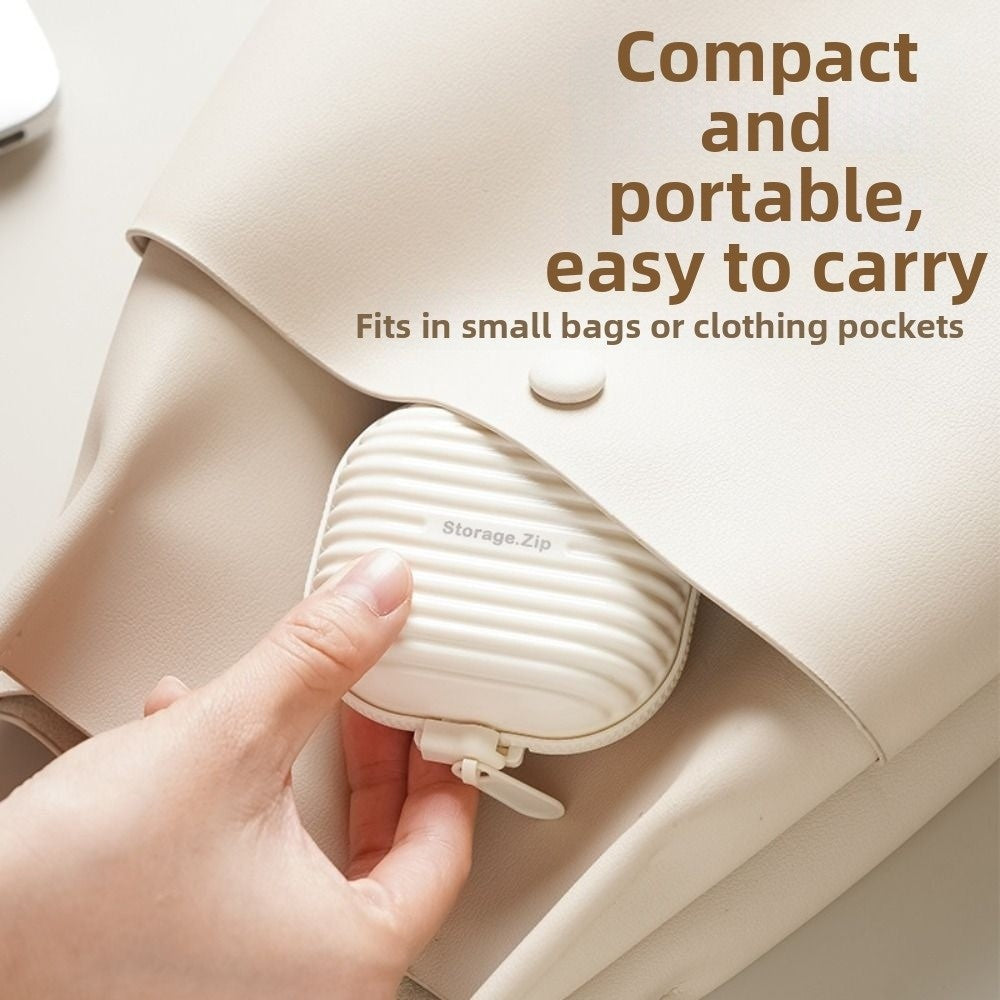 Portable pill storage case