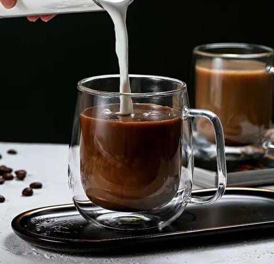 Transparent Double wall mug