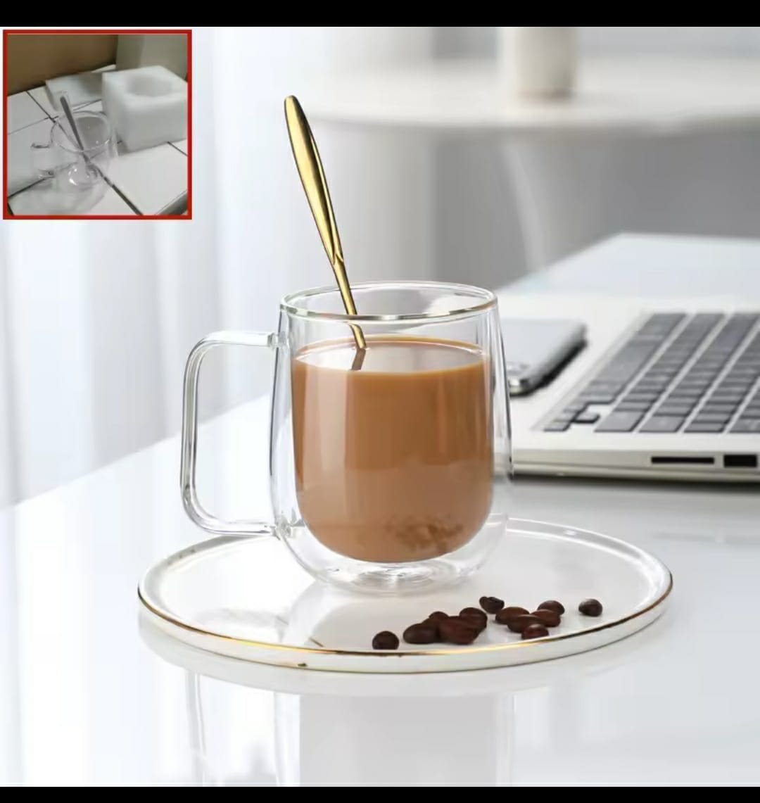 Transparent Double wall mug