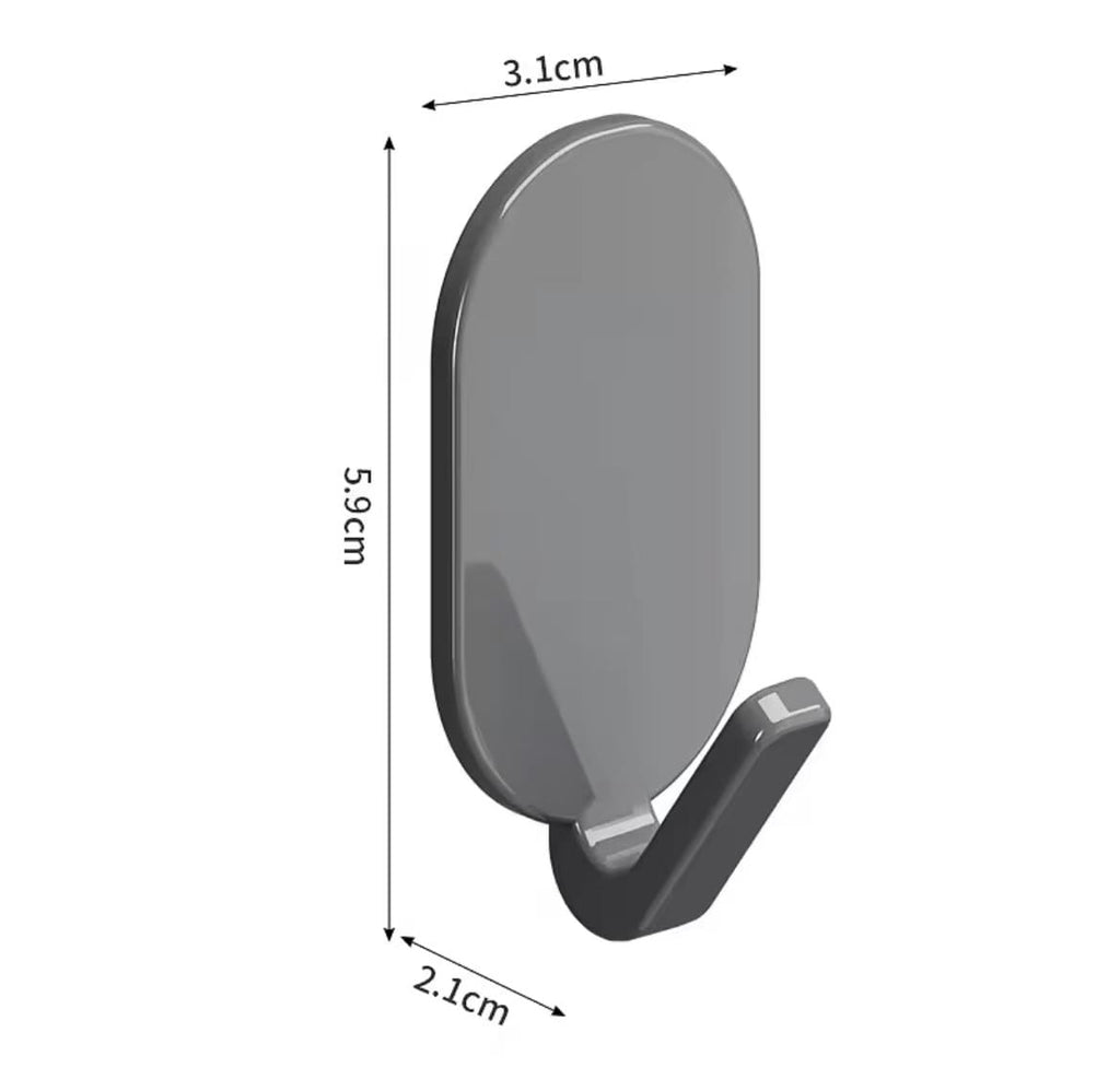 5 Piece Strong Self-Adhesive Wall Hooks