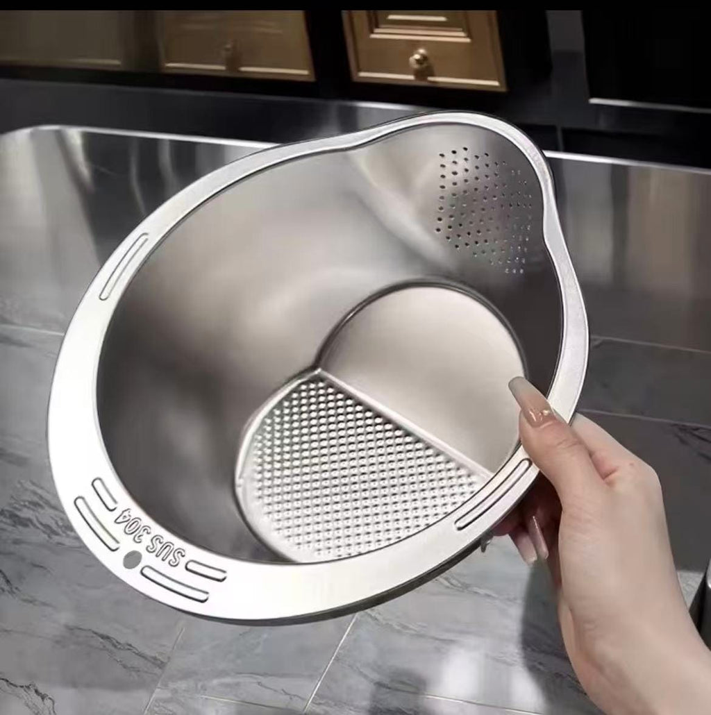 Heavy Duty Stainless Steel Strainers & Colanders