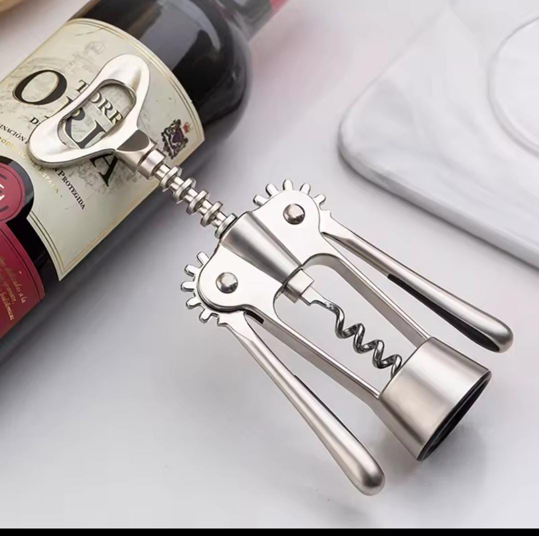 Heavy duty stainless  steel  corkscrew  wine opener