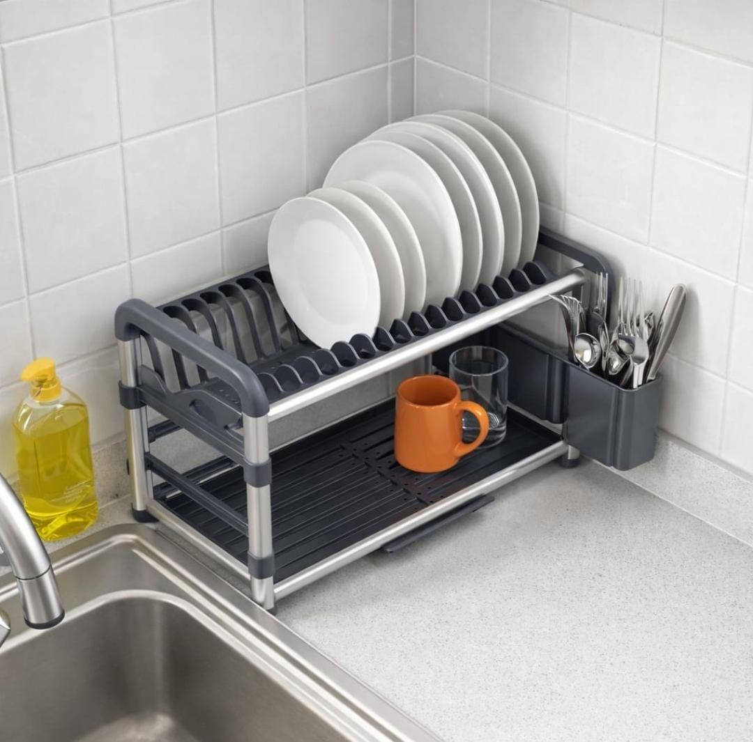 Premium quality two tier dishrack