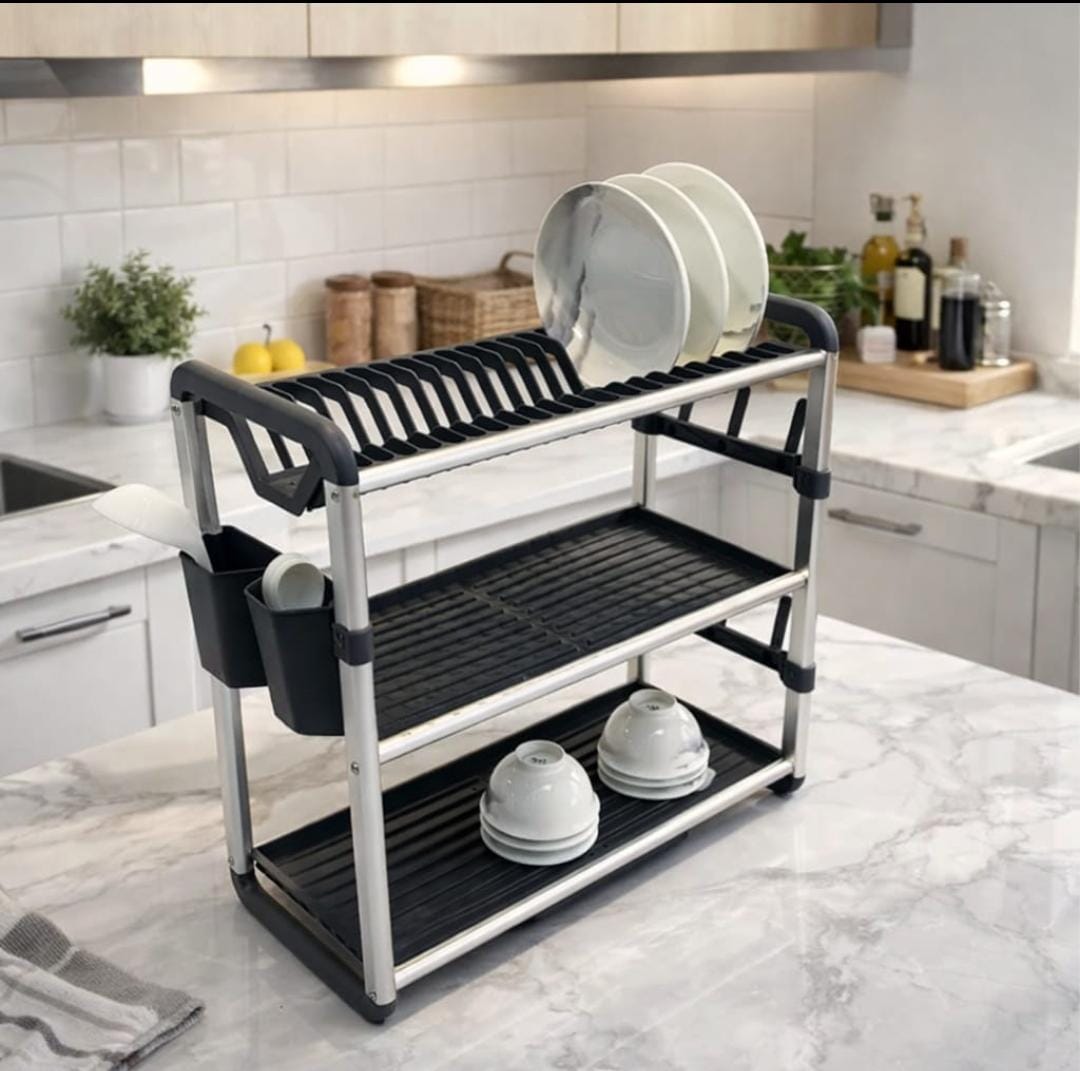 Premium quality three tier dishrack.