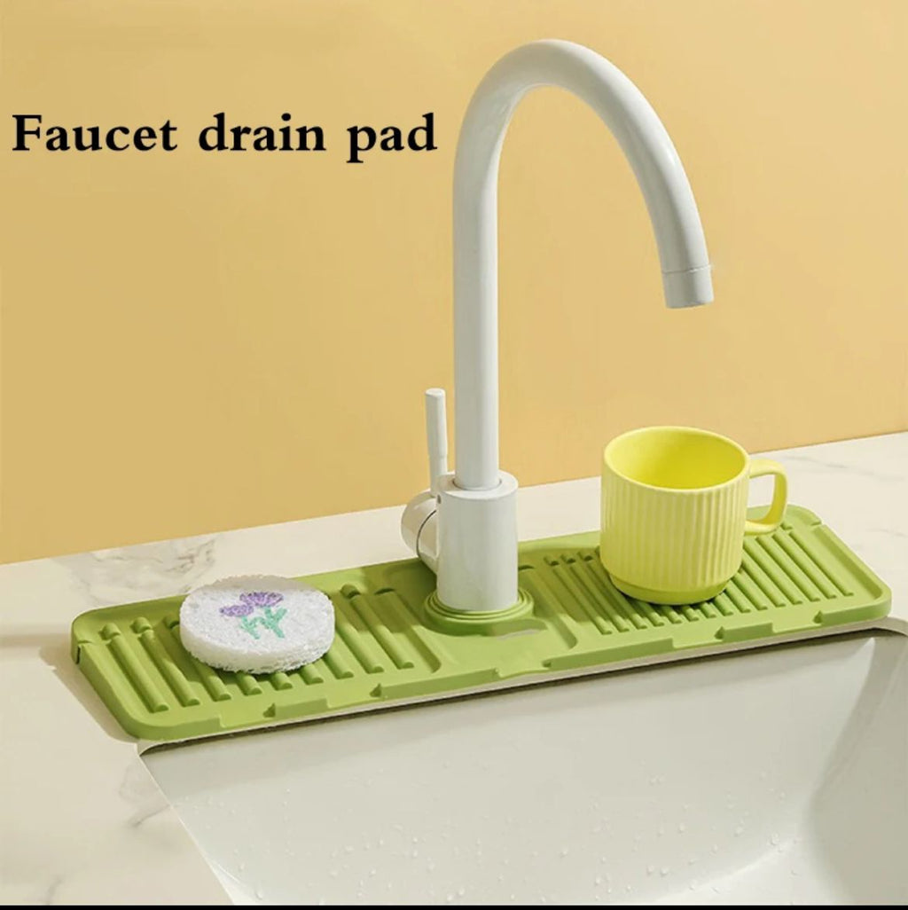 Silicone Faucet Mat Sink Splash Guard /Drainage Pad