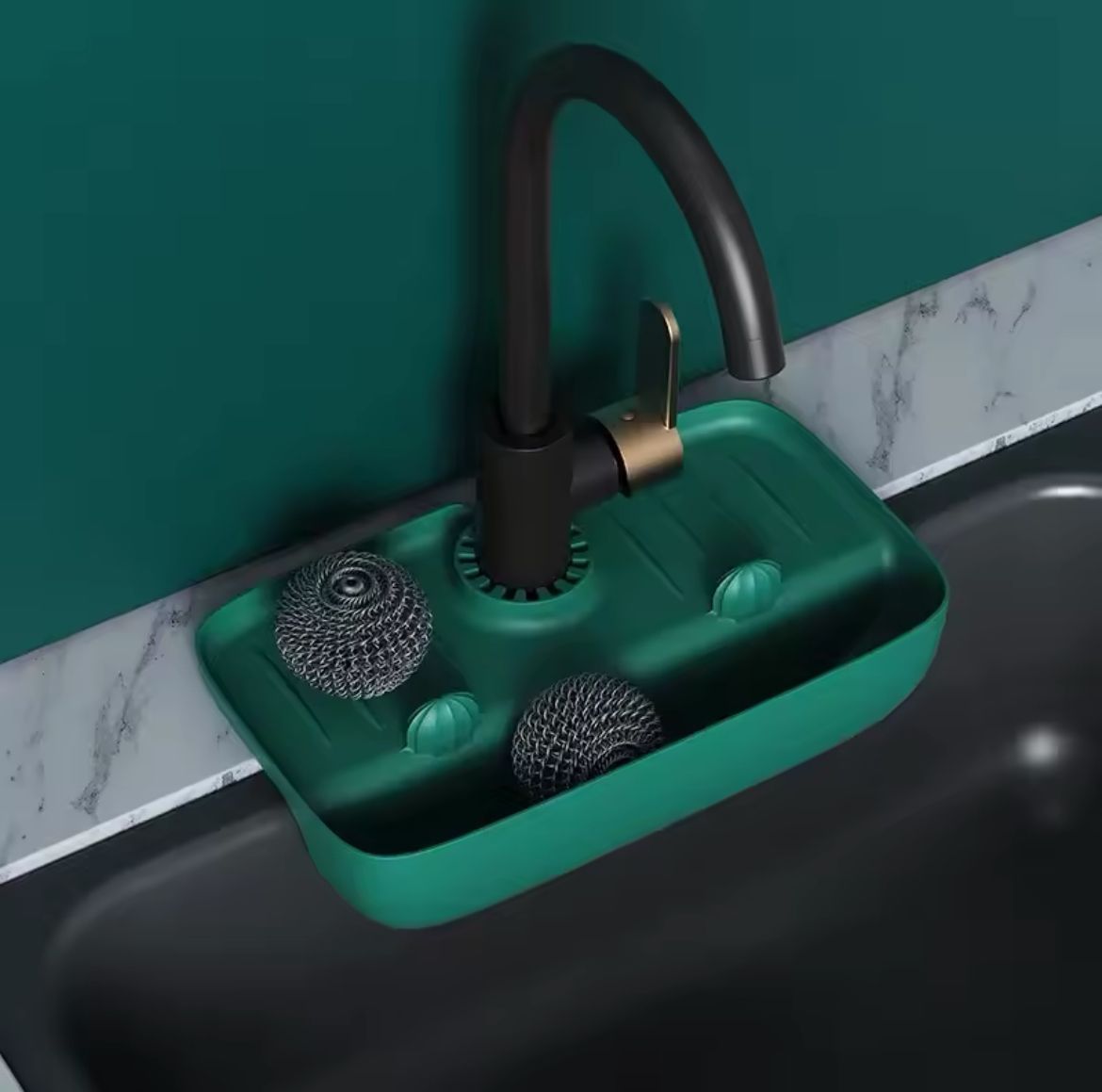 Kitchen Sink Mat With Slope Design