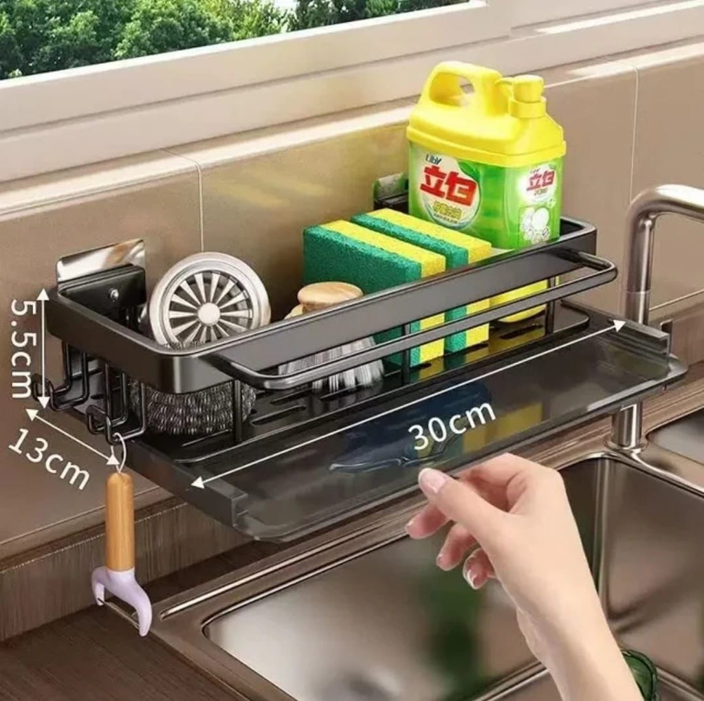 Aluminum Kitchen & Bathroom Storage Rack