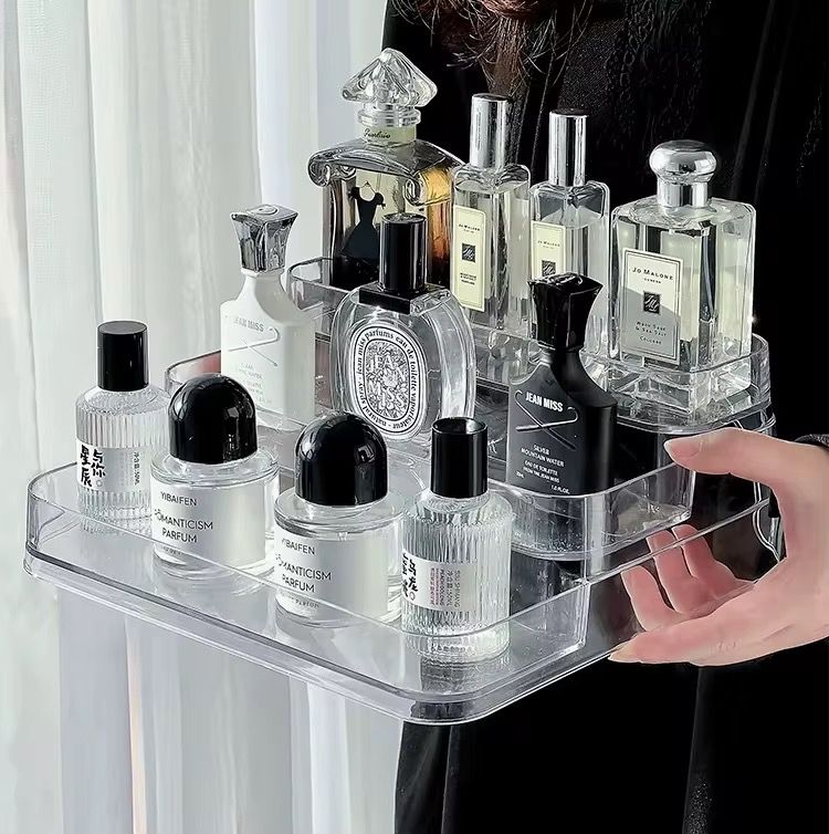 3 layer clear multipurpose display rack