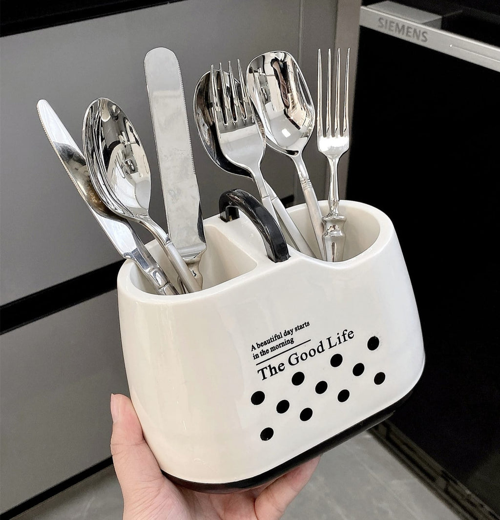 cutlery drainer & holder
