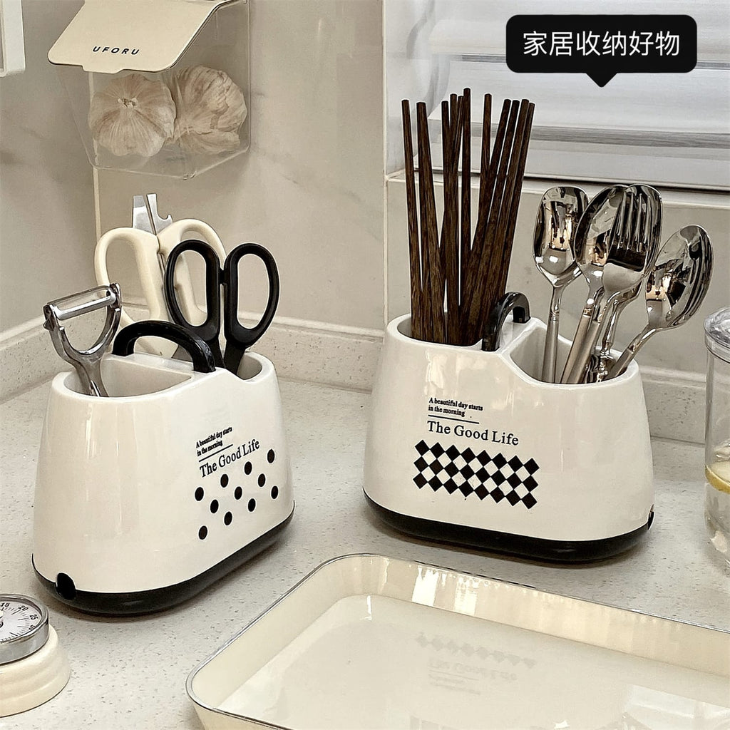 cutlery drainer & holder
