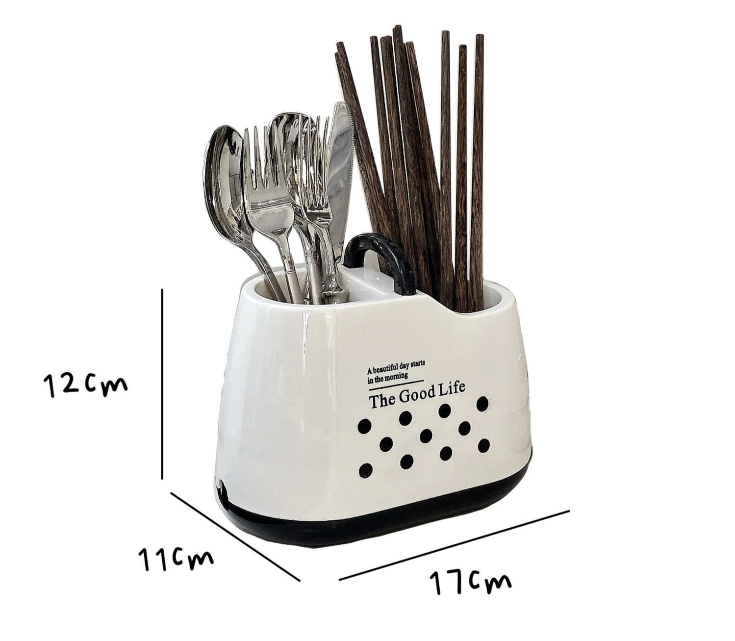 cutlery drainer & holder