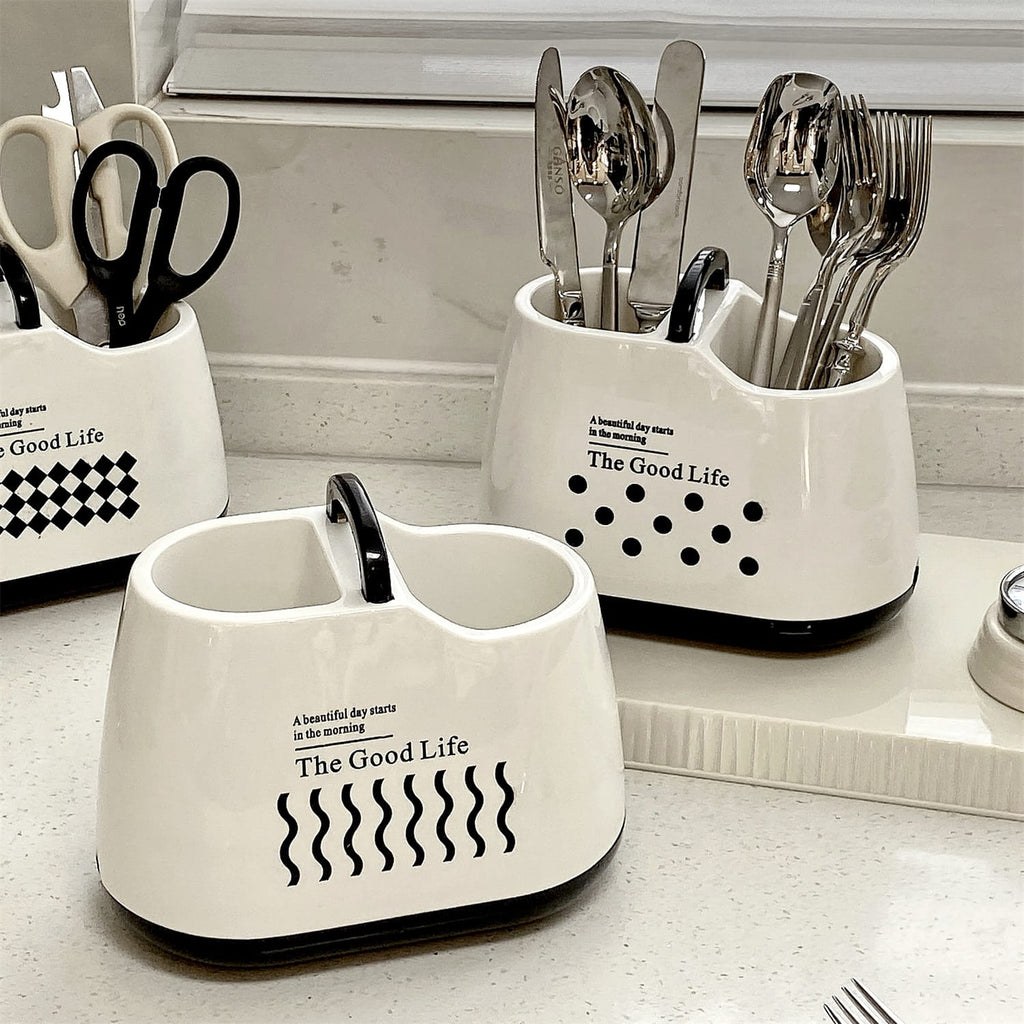 cutlery drainer & holder