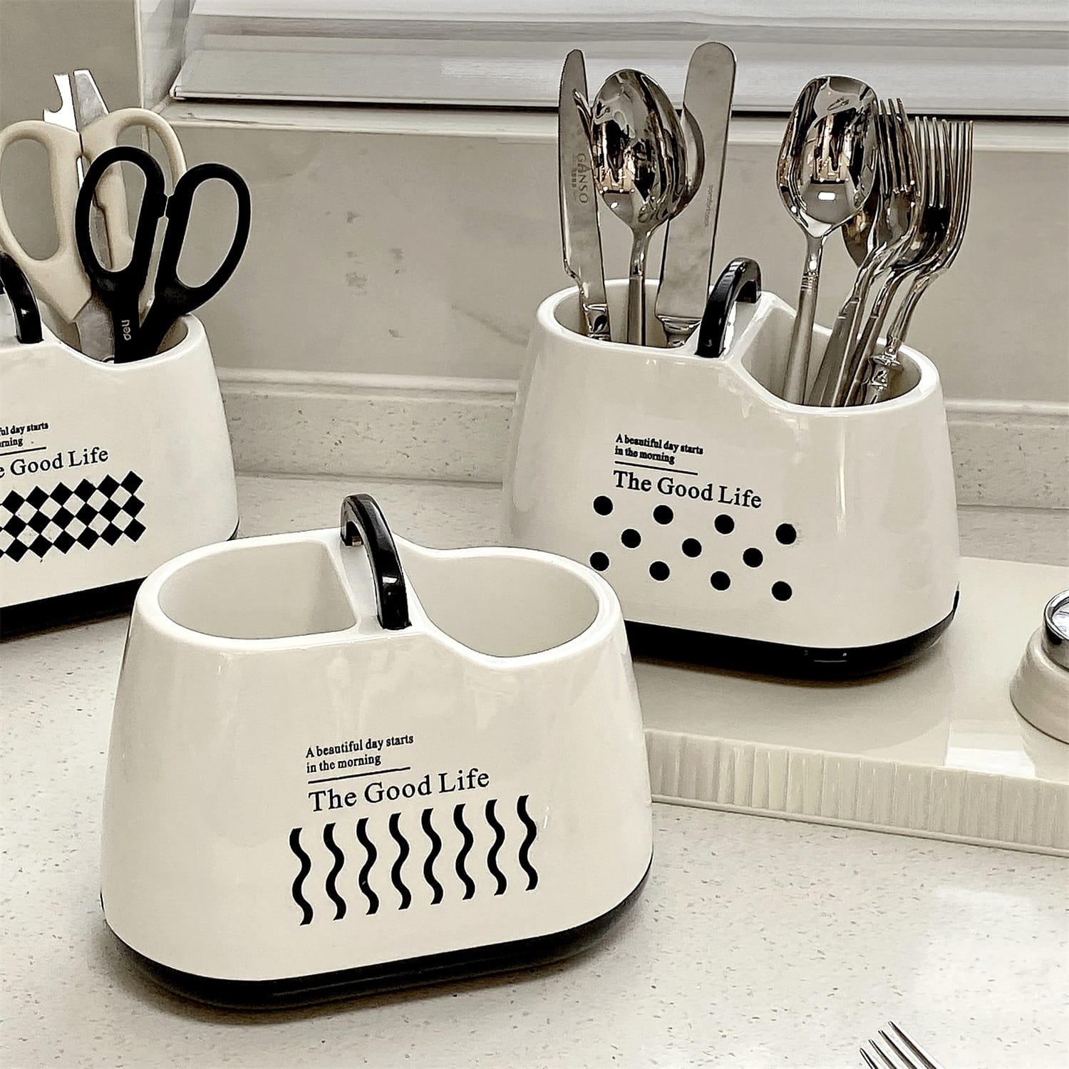 cutlery drainer & holder