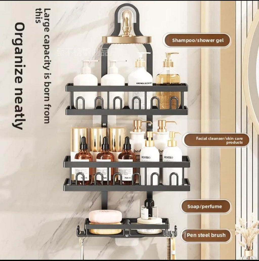 wall mounted organizer rack