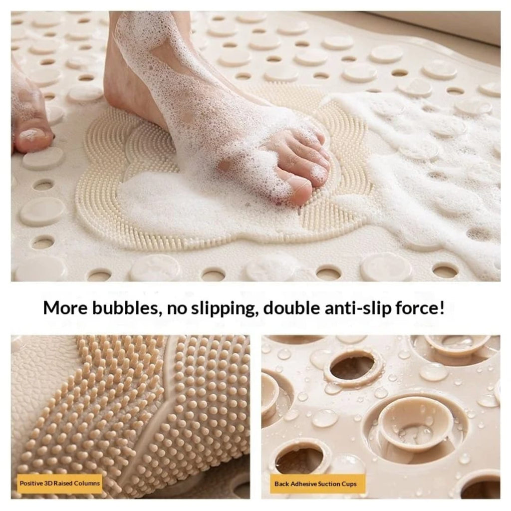 Antislip heavy duty bathroom mat