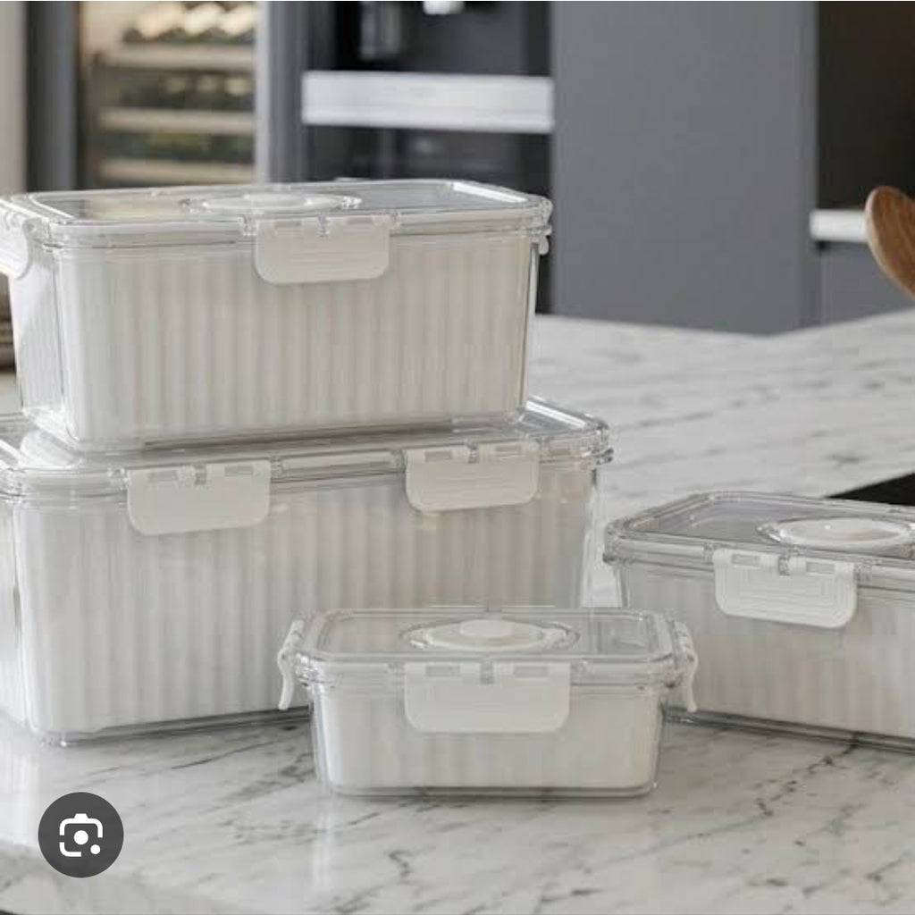 4 pcs Food grade eco-friendly moisture proof fridge/freezer  fresh storage