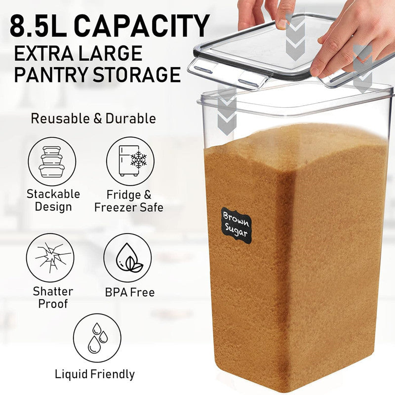 2pcs Extra Large BPA-Free Airtight Bulk Food Storage Containers