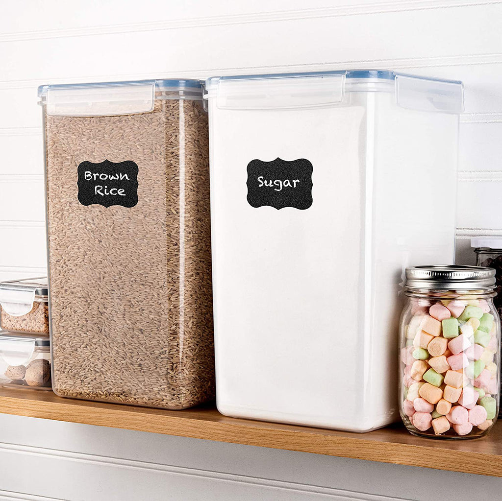 2pcs Extra Large BPA-Free Airtight Bulk Food Storage Containers