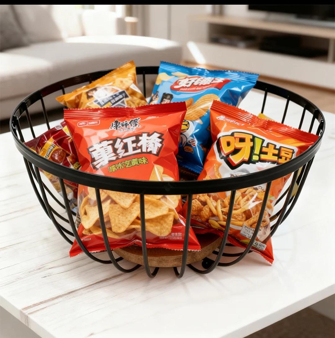 Metallic Fruit rack/holder