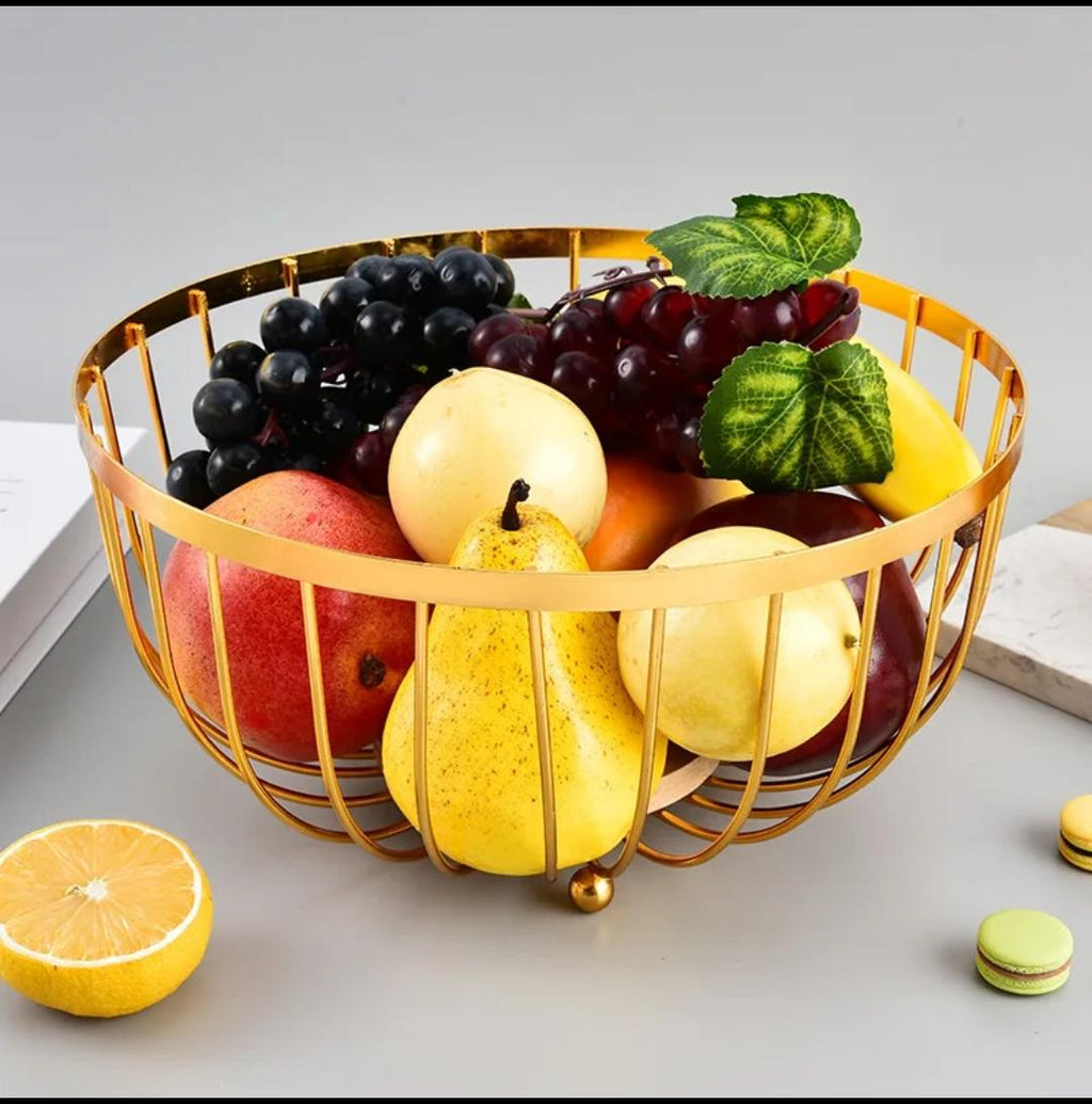 Metallic Fruit rack/holder