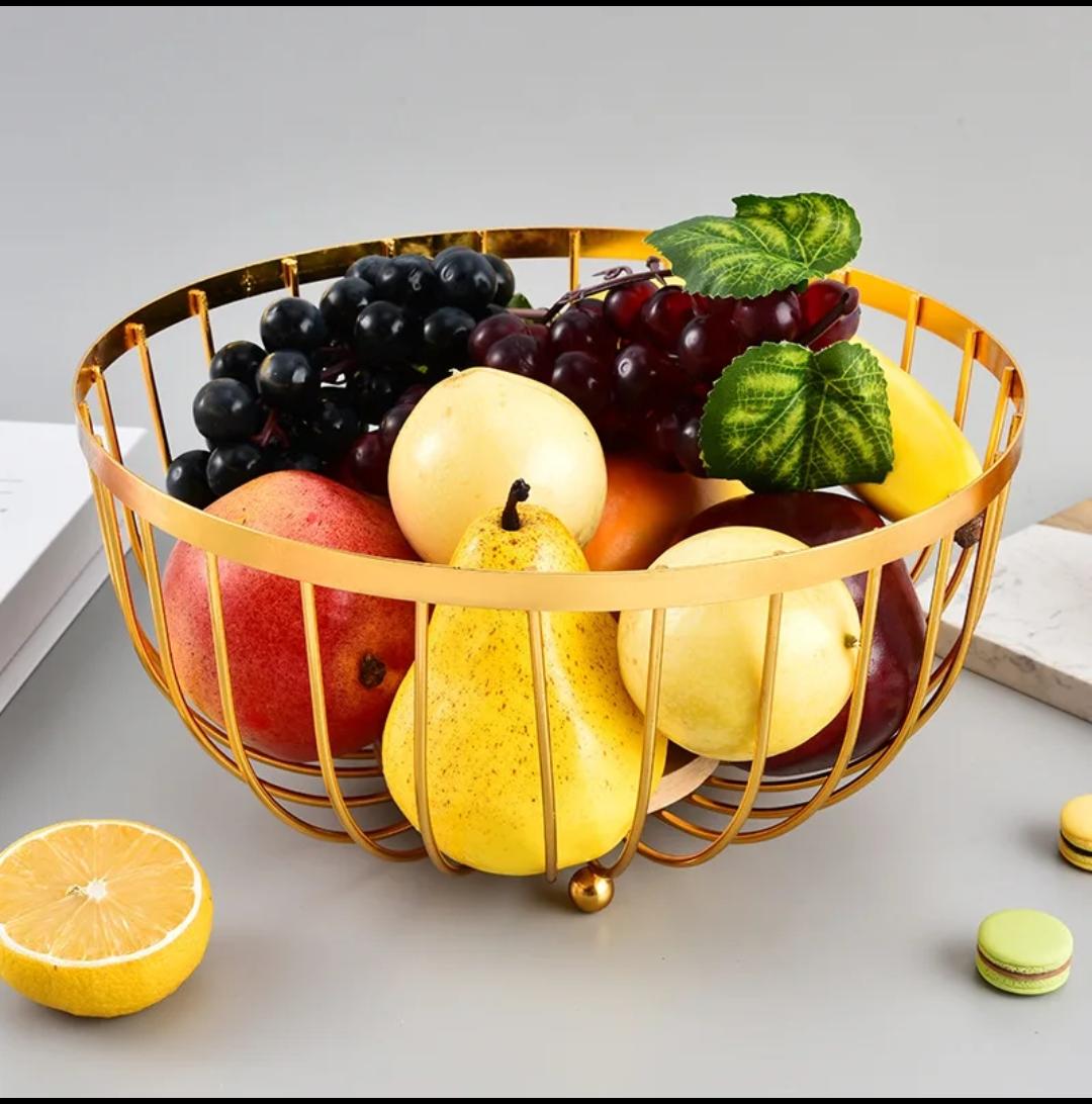 Metallic Fruit rack/holder