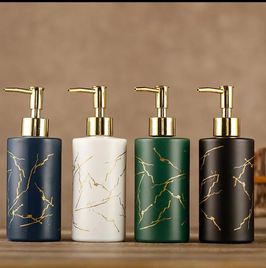 Stylish marble soap dispenser