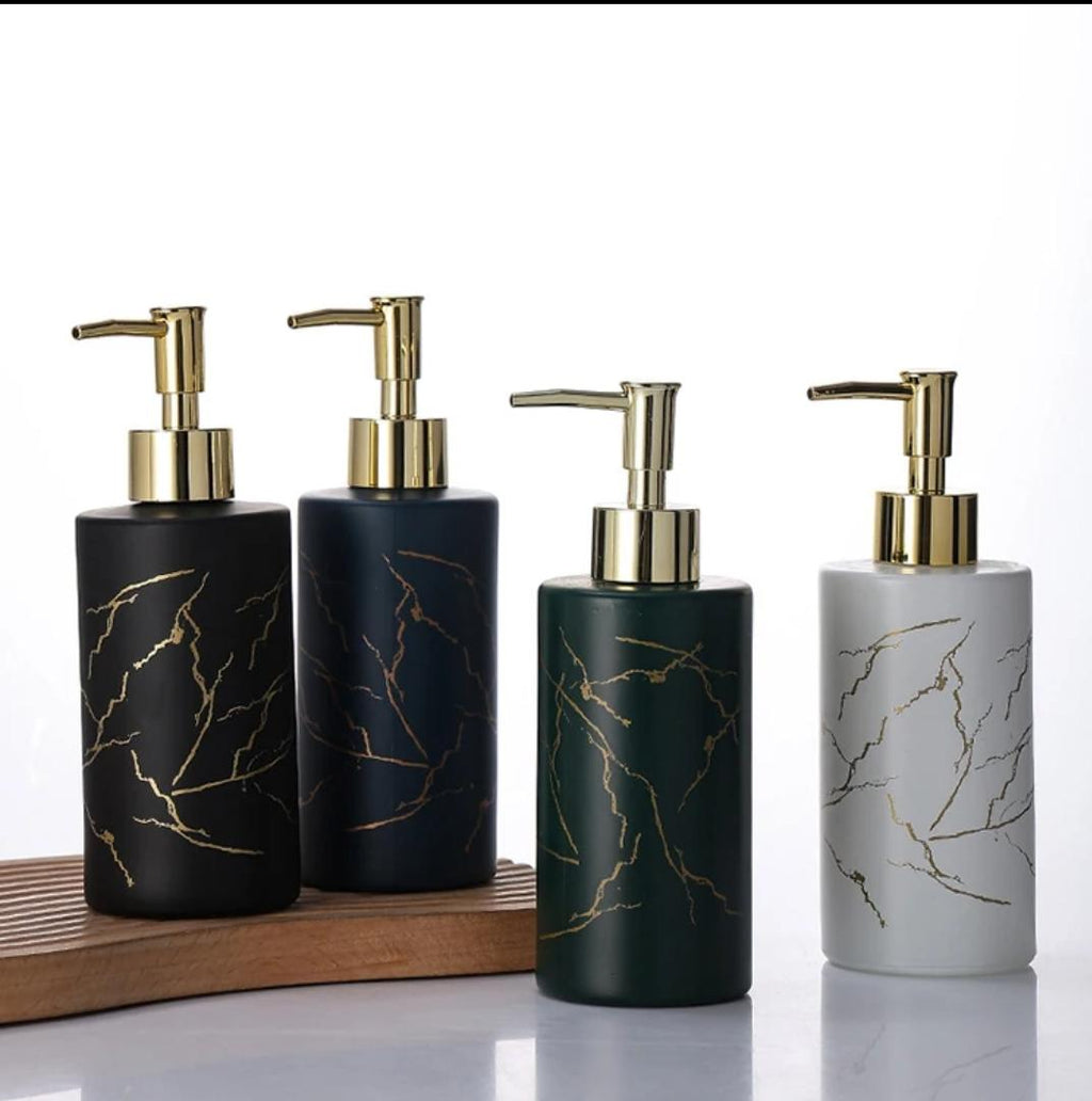Stylish marble soap dispenser