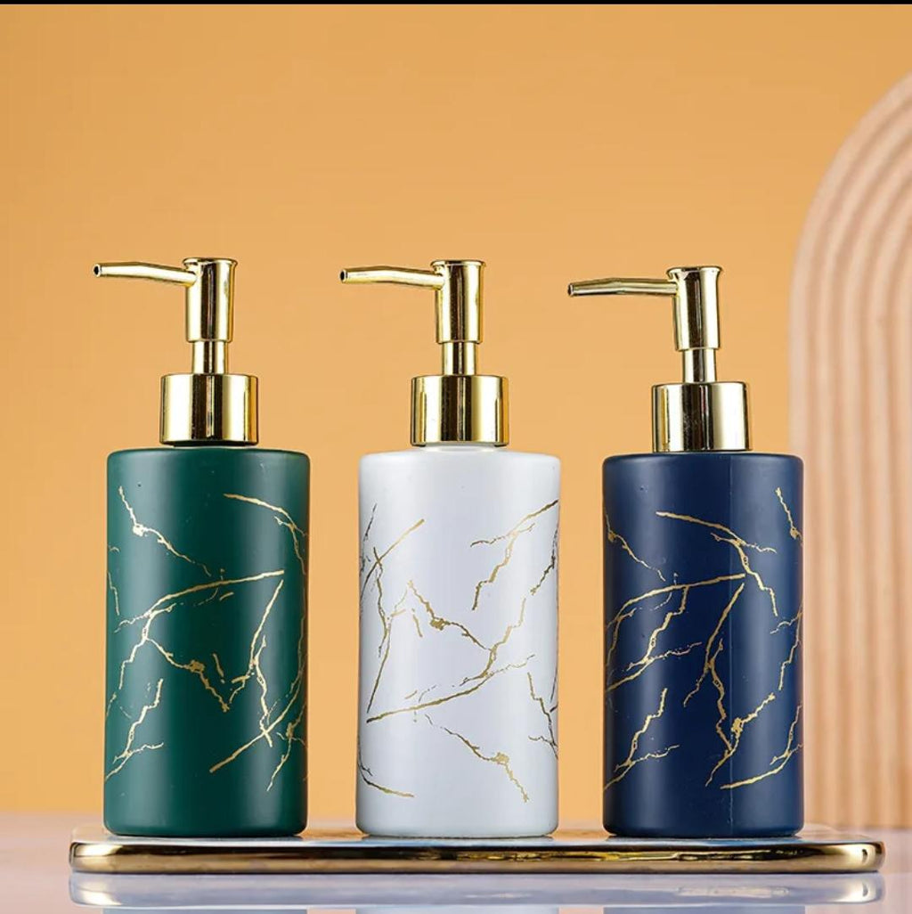 Stylish marble soap dispenser