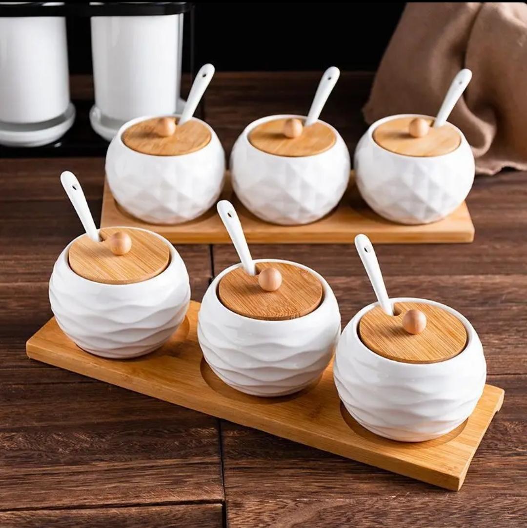 3pc spice jar/sugar/salt/ jar