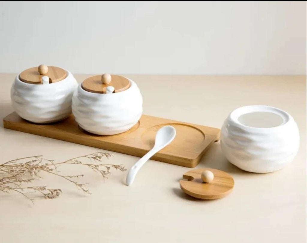 3pc spice jar/sugar/salt/ jar