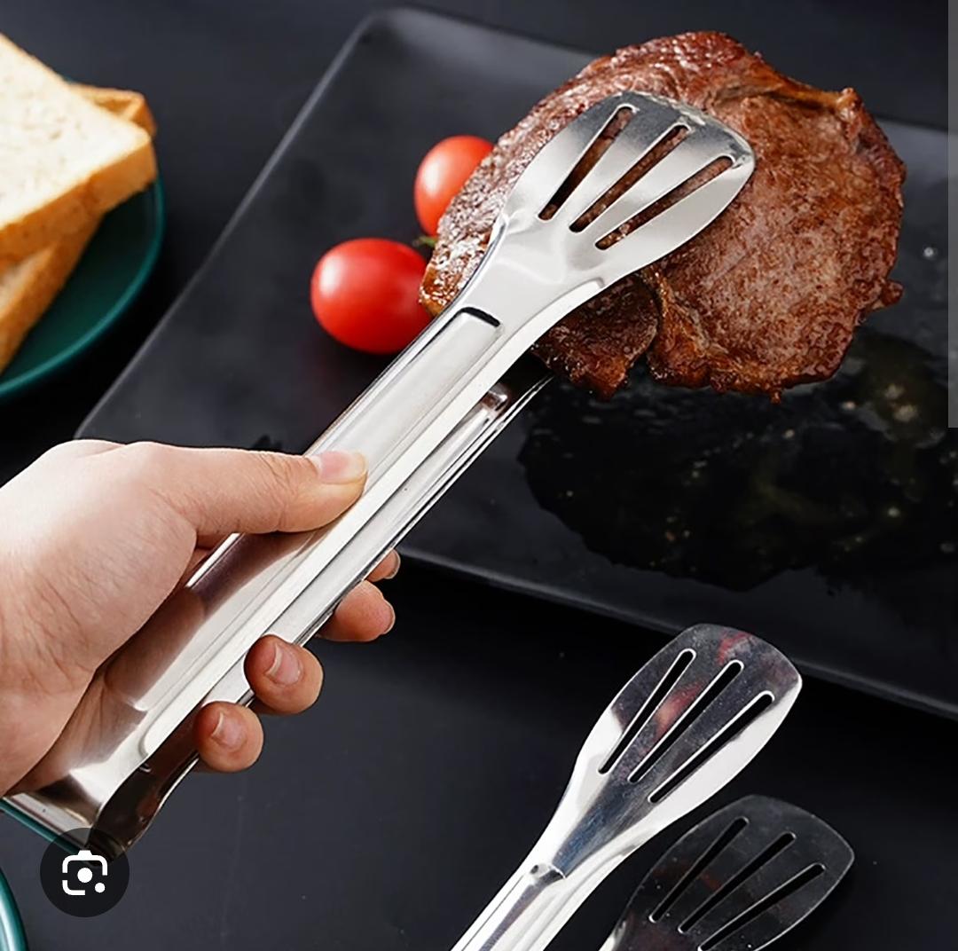 Stainless steel kitchen tong