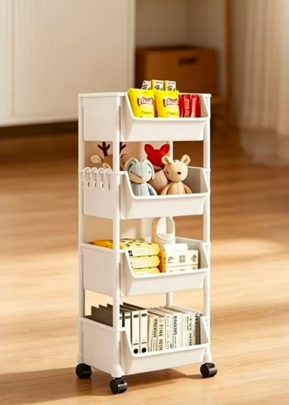 4-Layer Storage Trolley Rack