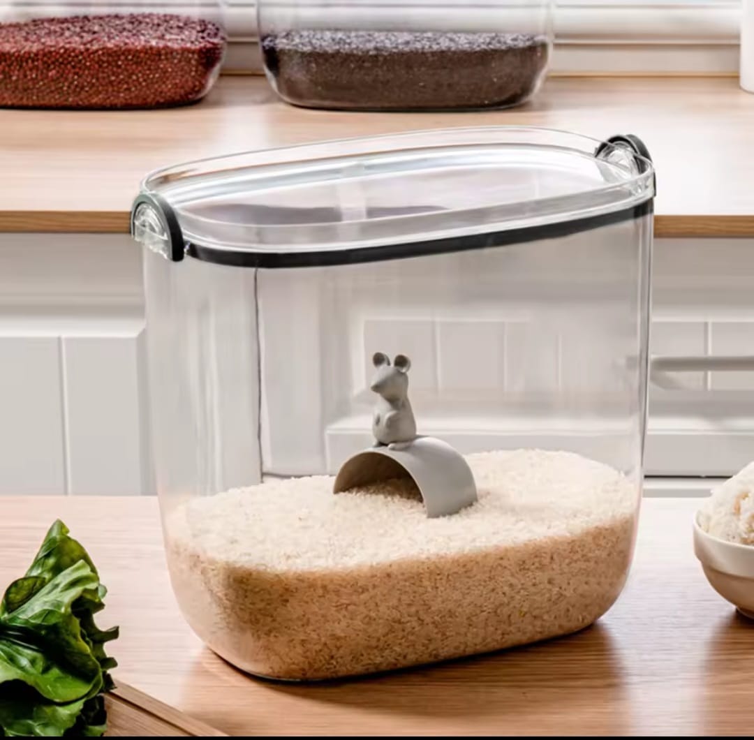 Acrylic Rice/Cereal  airtight storage containers - 5kg