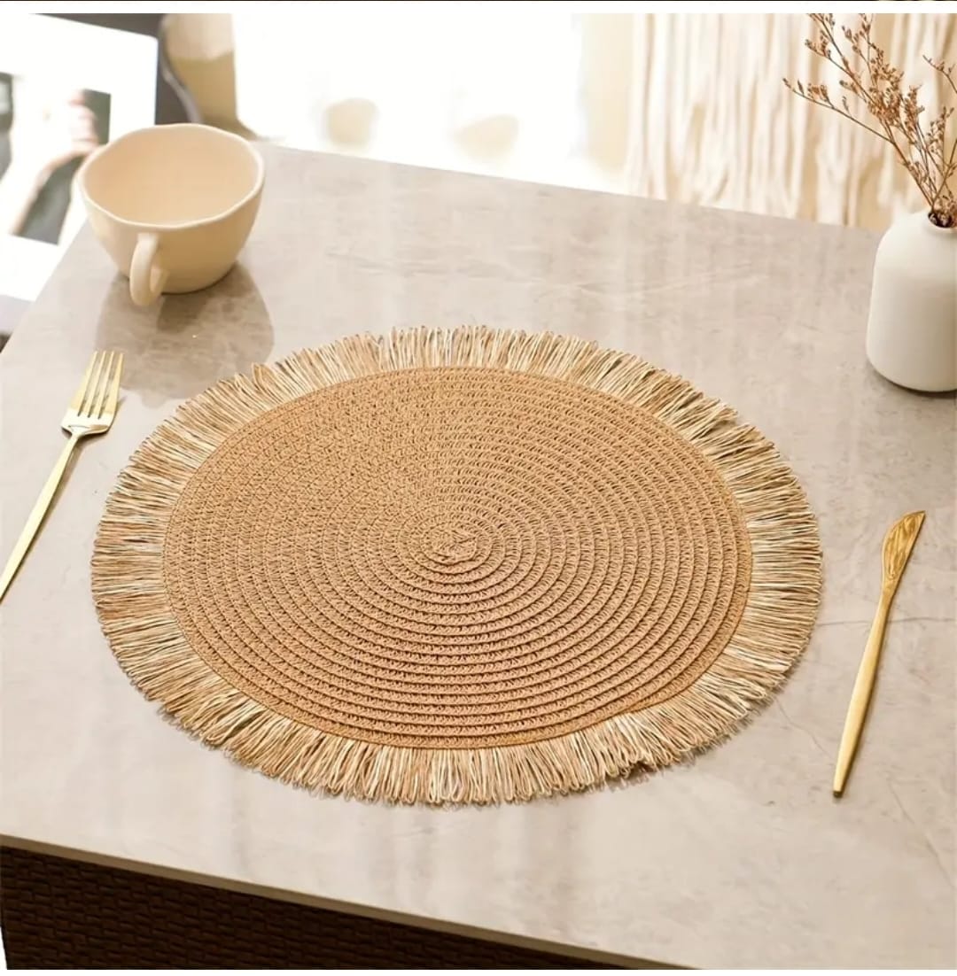 High-quality woven table/placemats - 6pcs set