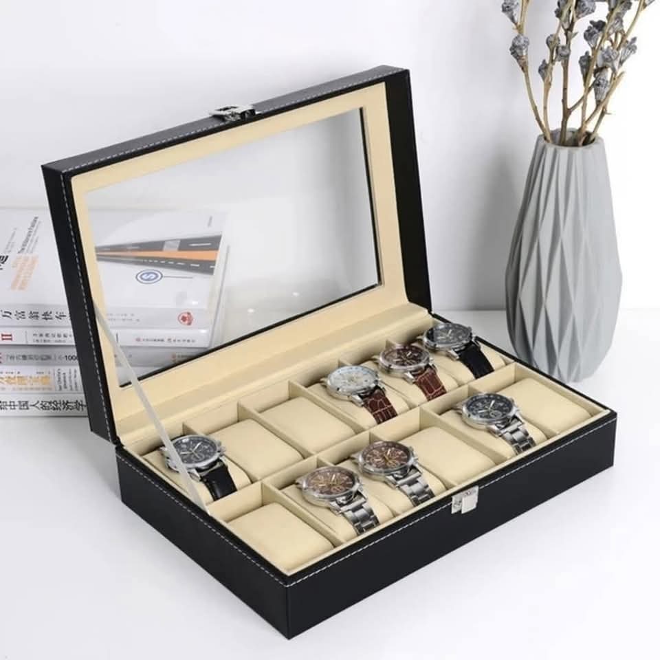 12slot briefcase watch organizer