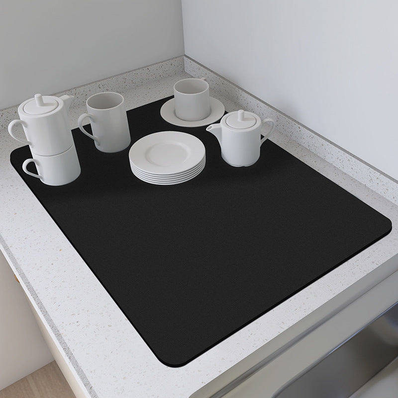 Super absorbent Nonslip Drain  dish drying  mat.