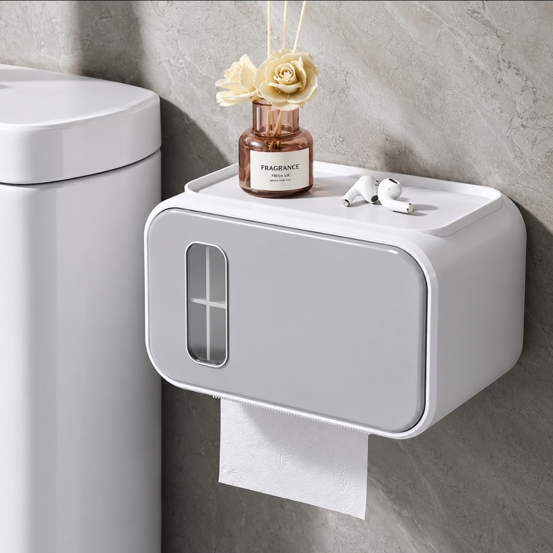 Premium Waterproof Bathroom Toilet Paper Holder