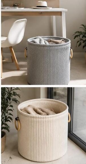 VELVET COUDRY laundry basket now available