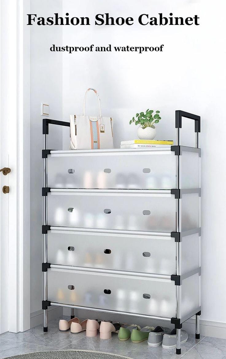 Shoe storage cabinet Foldable and space-saving design