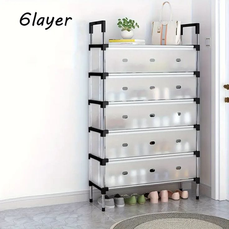 Shoe storage cabinet Foldable and space-saving design
